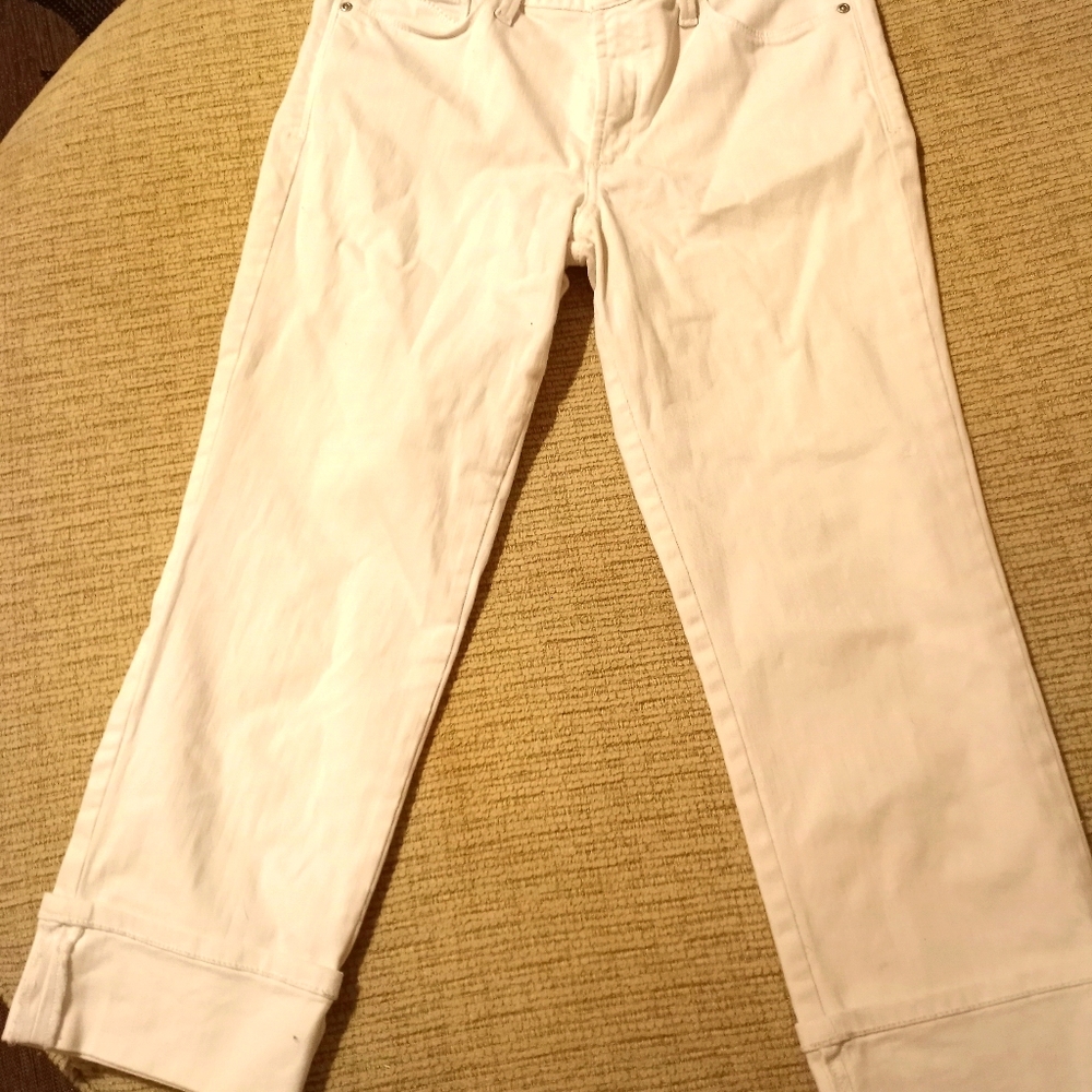 NYDJ white capris